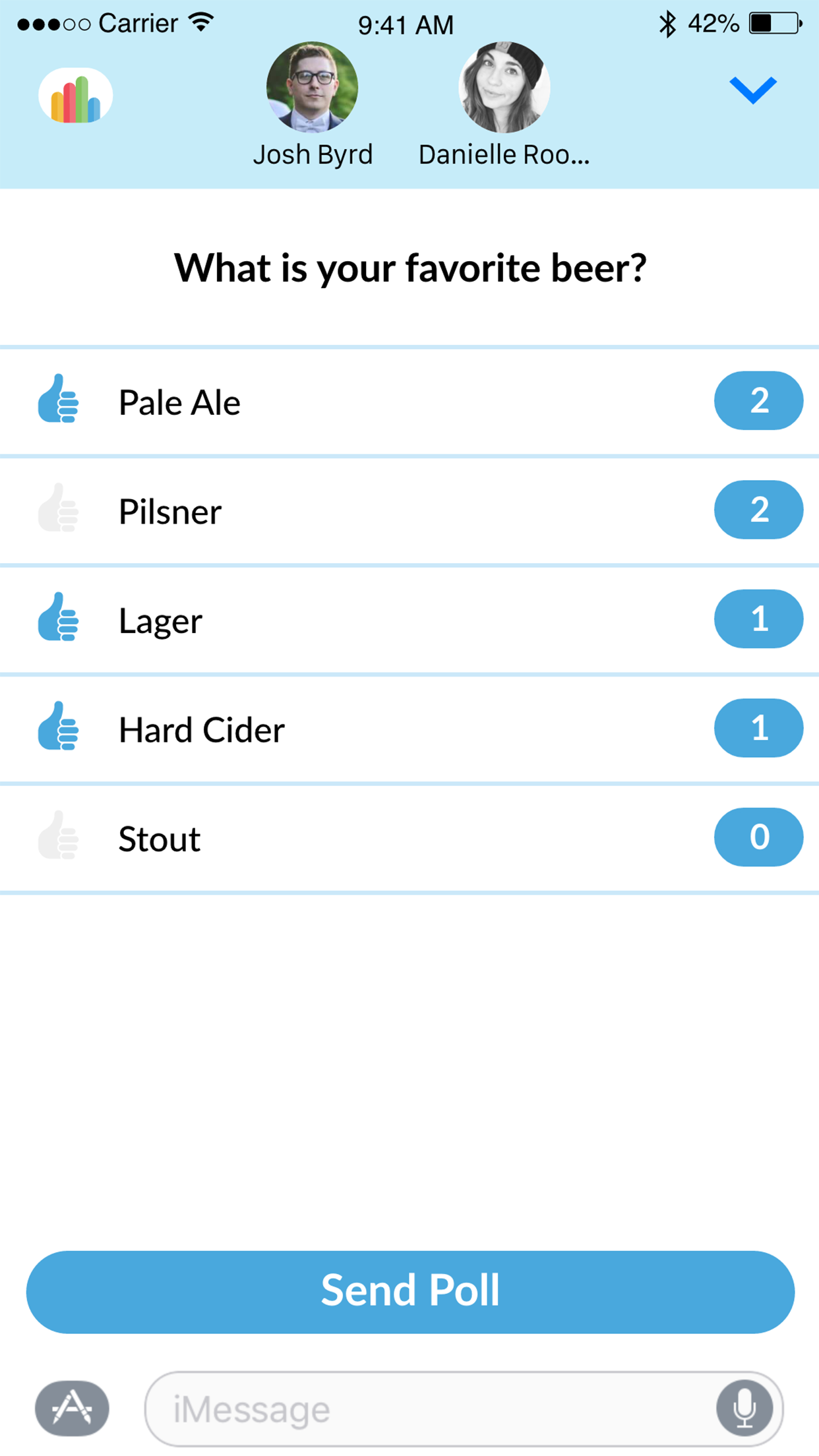Daybook - Group Plans and Polls for iMessage gallery image