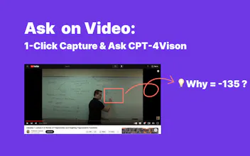 Ask on Video: Ask GPT4 direct on Youtube gallery image