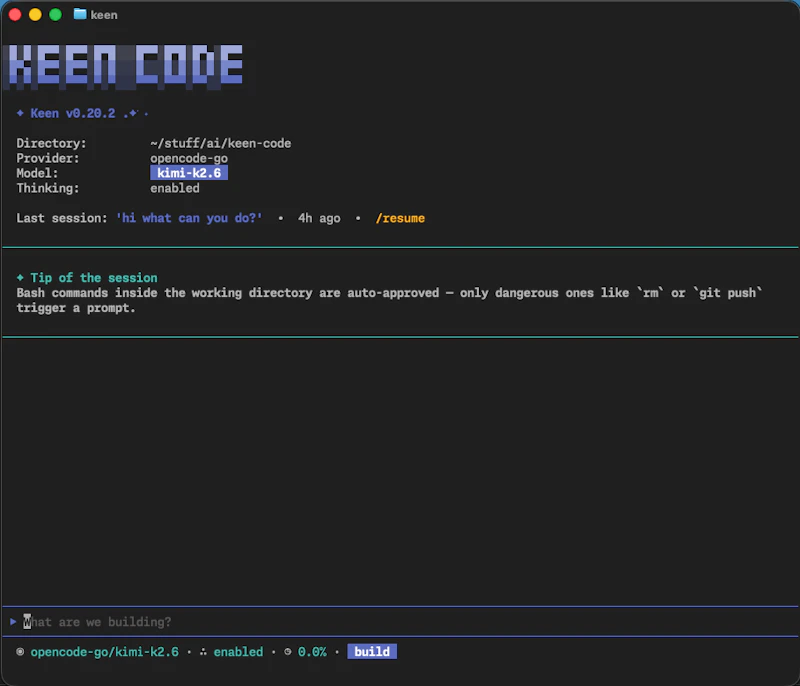 Keen Code screenshot 1