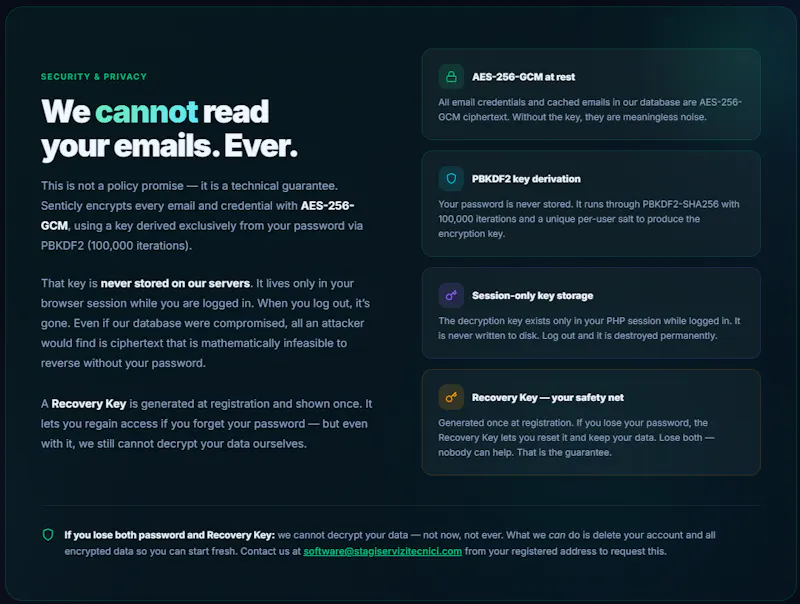 Senticly screenshot 3