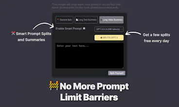 ChatGPT Prompt Splitter gallery image