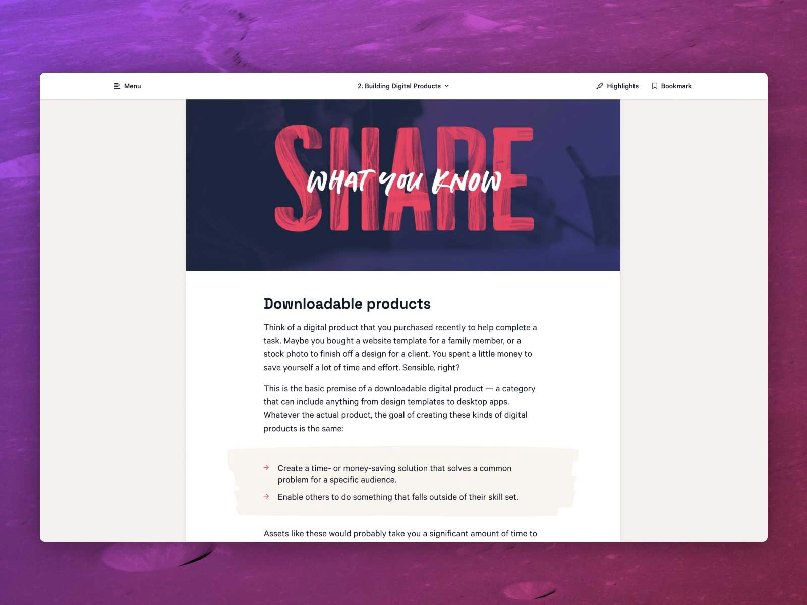 Liftoff — A Digital Product Course gallery image