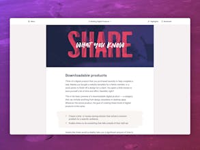 Liftoff β A Digital Product Course gallery image