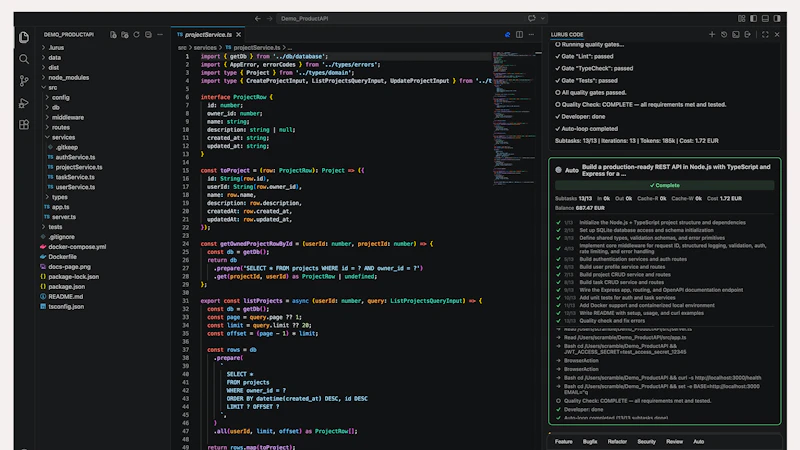 Lurus Code screenshot 3