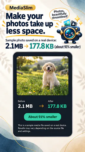 MediaSlim for Android gallery image