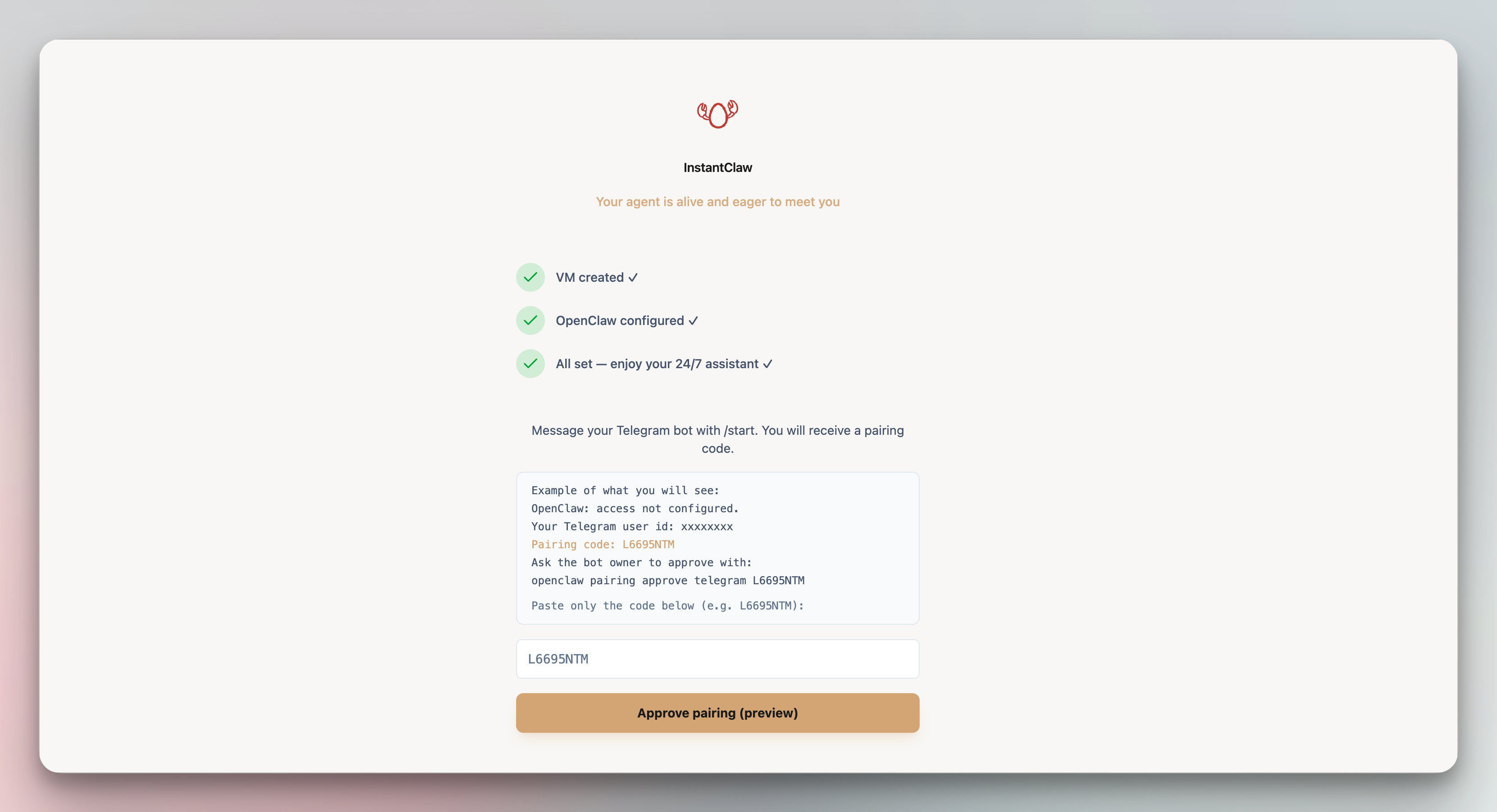 InstantClaw gallery image