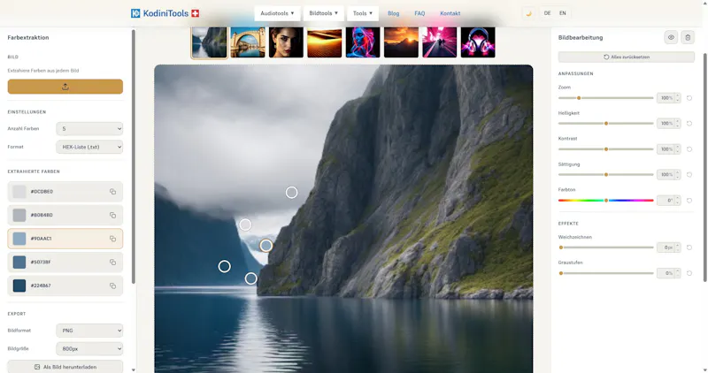 Color Extraktor im Browser screenshot 1