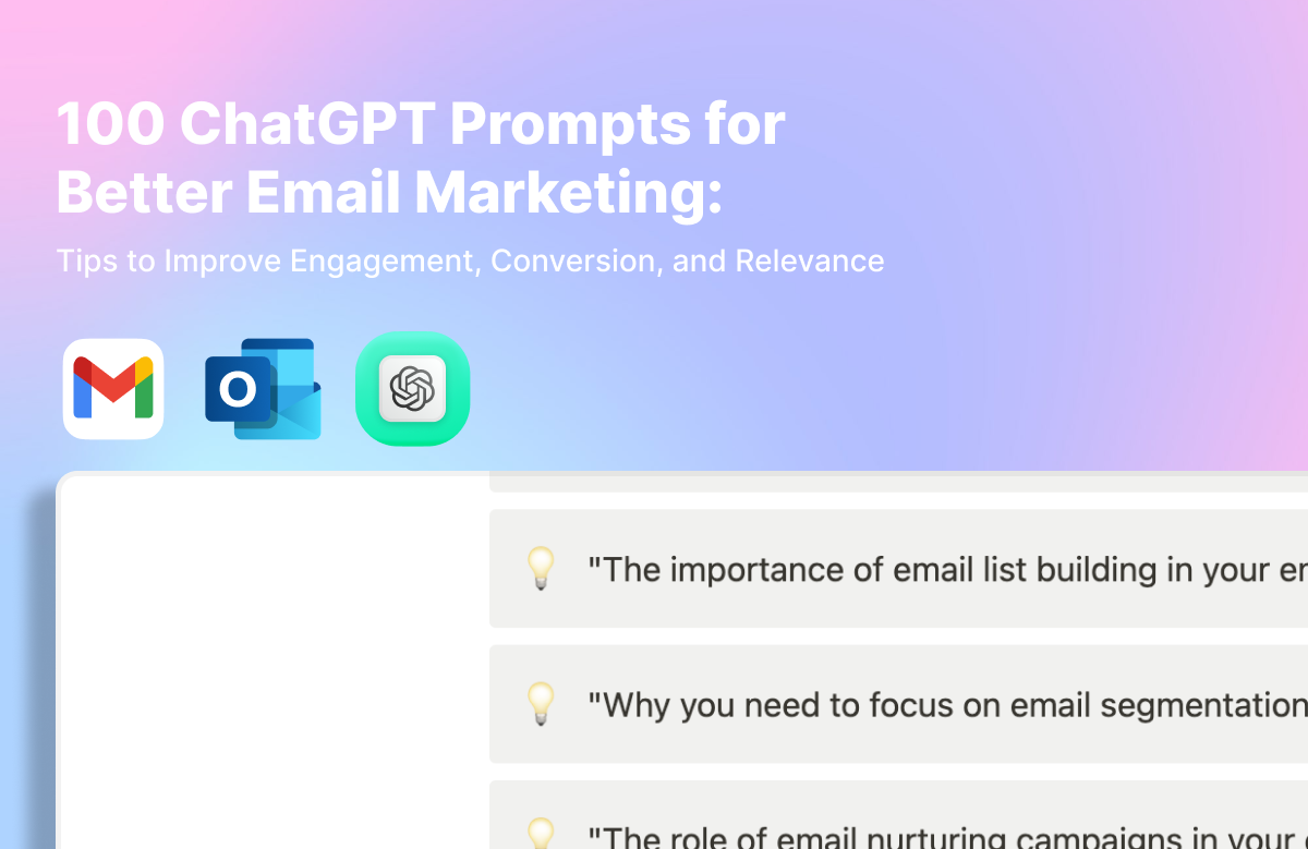 100 ChatGPT Prompts For Email Marketing - Product Information, Latest ...