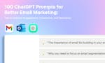 100 ChatGPT Prompts for Email Marketing image