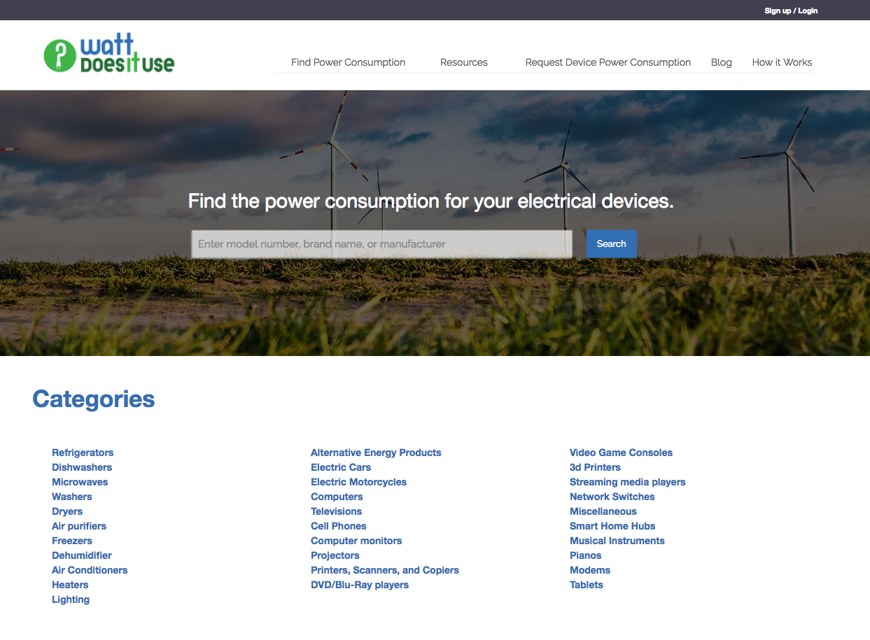 WattDoesItUse