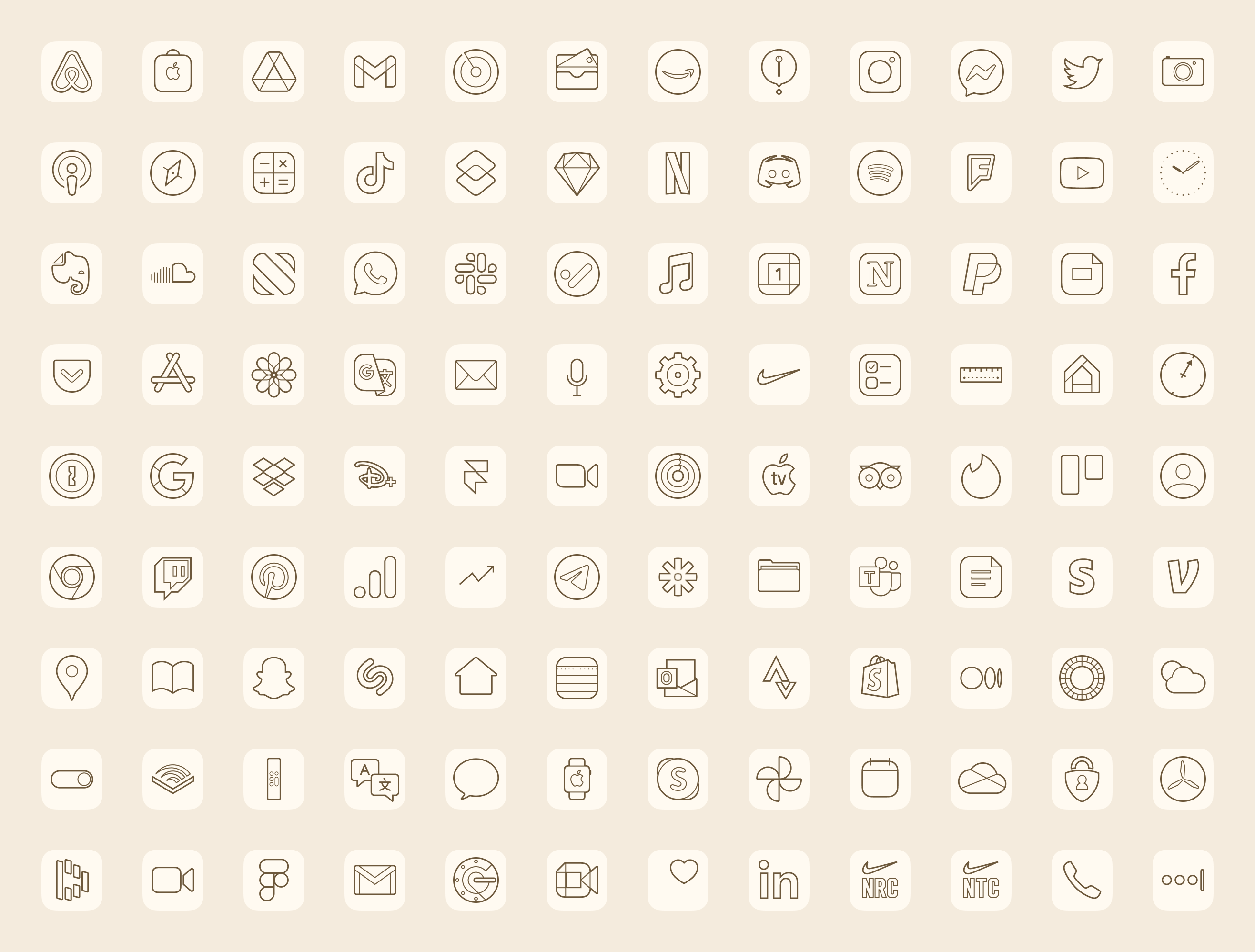 Linea iOS icons gallery image