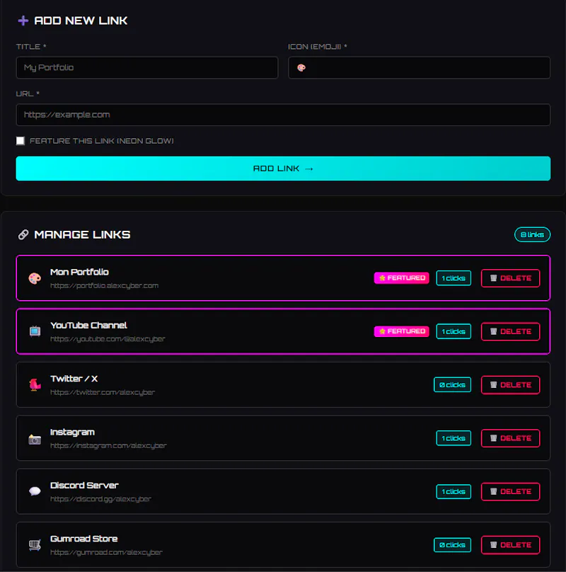 Self-hosted Linktree alternative. screenshot 5