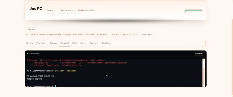 MonitorFree screenshot 2