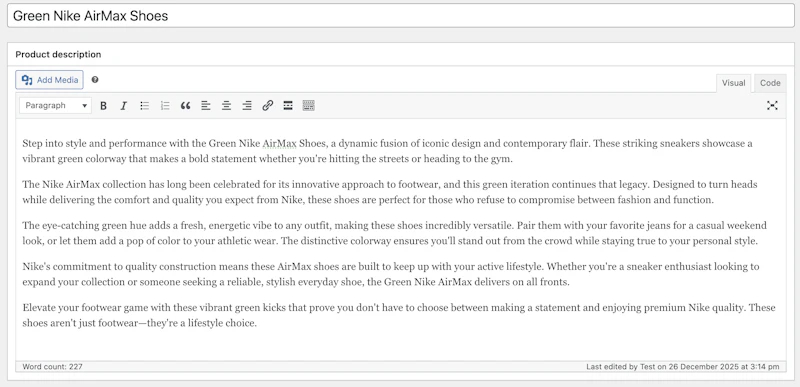WooBlurb screenshot 2