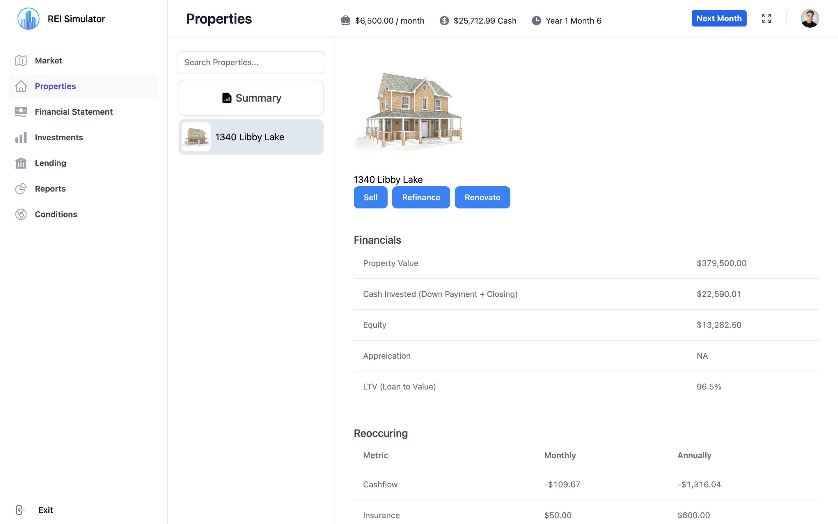 Real Estate Investing Simulator (Beta) media 4