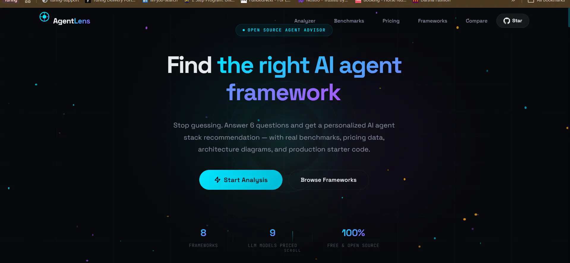AgentLens 제품 배너