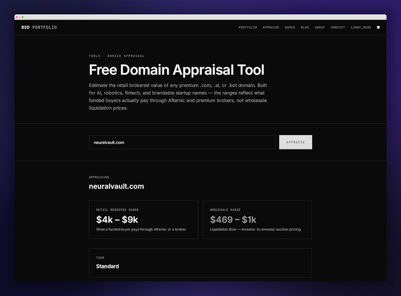 BuyStartupDomains screenshot 3