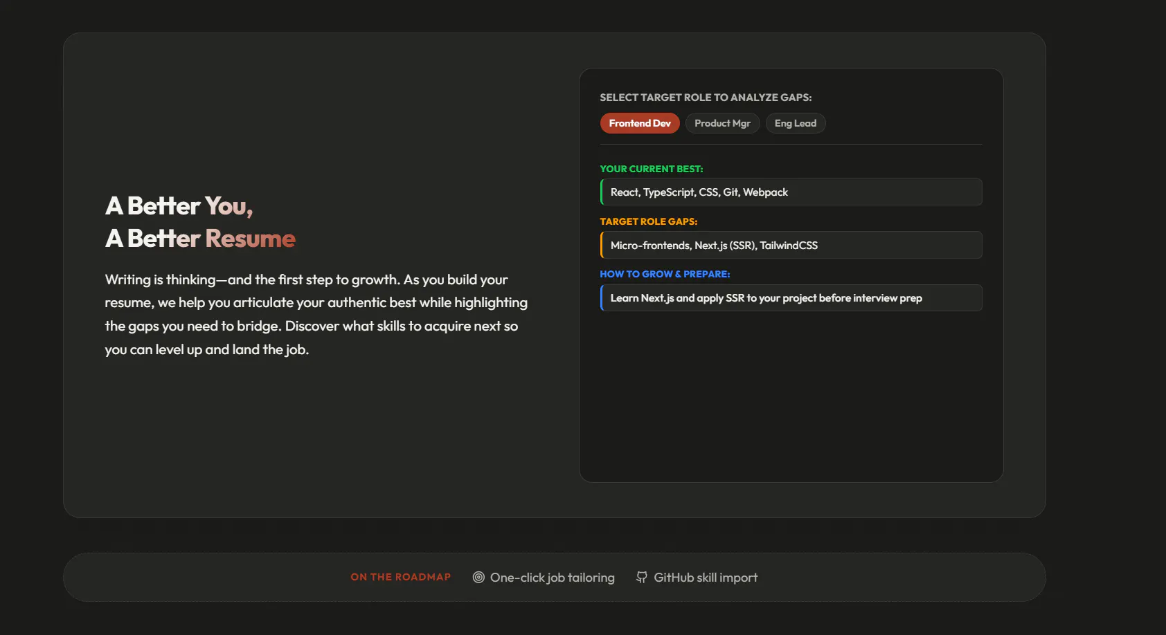 Markdown Resume Builder gallery image