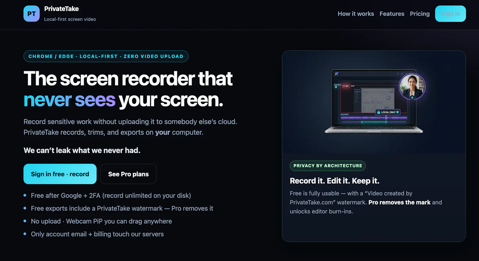 PrivateTake screenshot 3