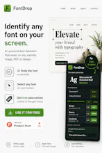 FontDrop — Identify Any Font Instantly gallery image