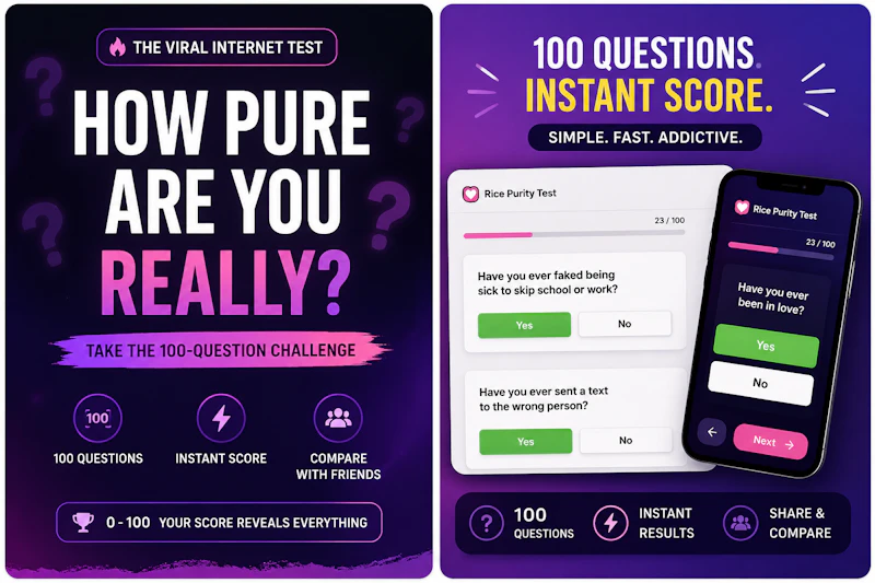 Rice Purity Test – How Pure Are You? screenshot 1