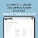 Notion Job Applications Tracker (Free)