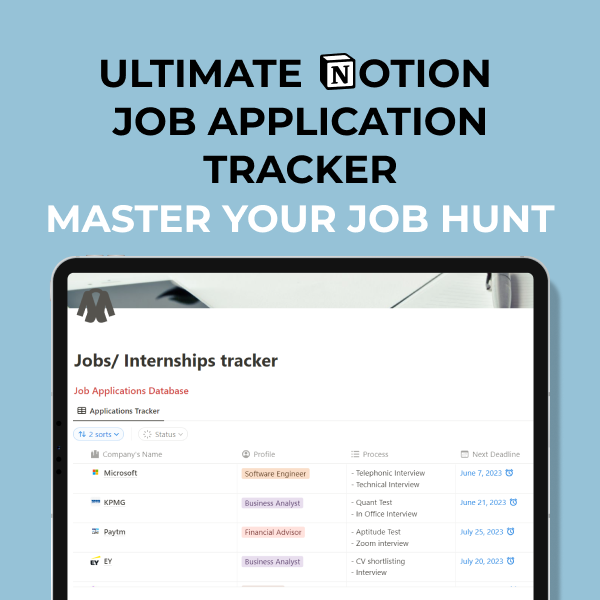 Notion Job Applications Tracker (Free) logo