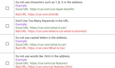 🚀 SEO Friendly URL Checklist gallery image