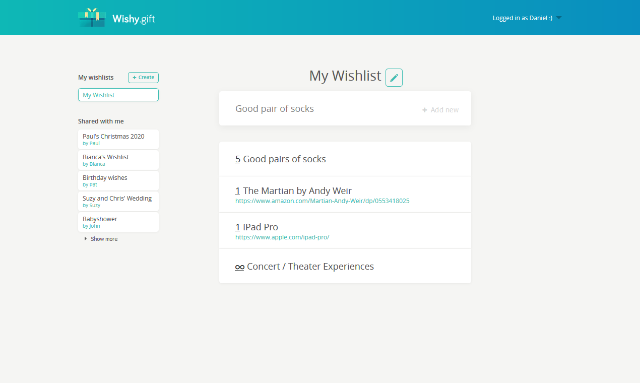 Wishy.gift gallery image