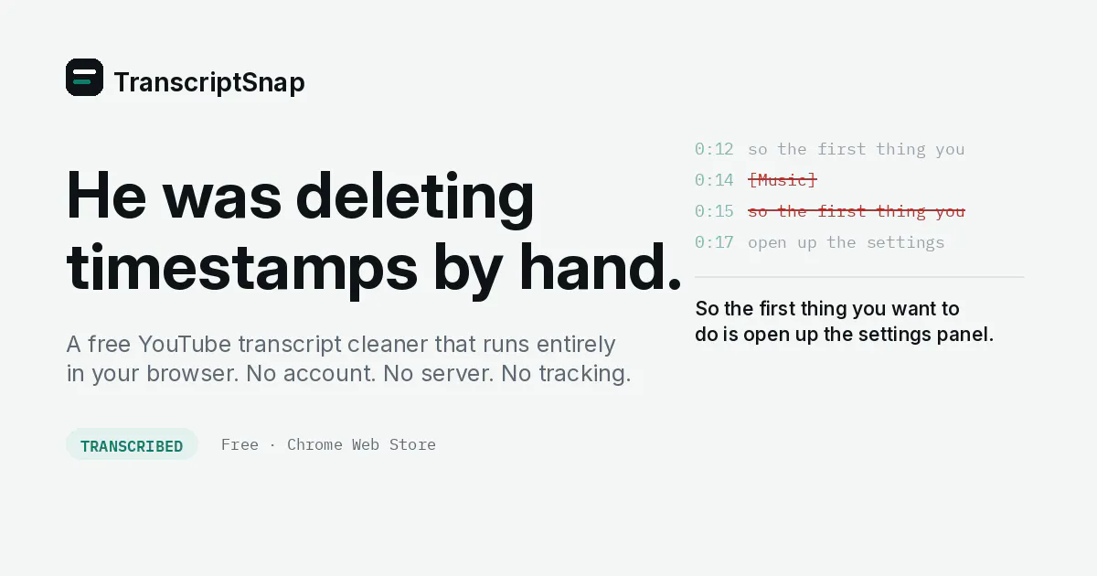 TranscriptSnap gallery image
