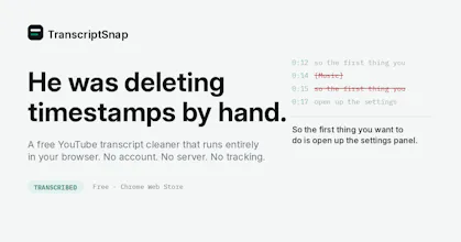 TranscriptSnap gallery image
