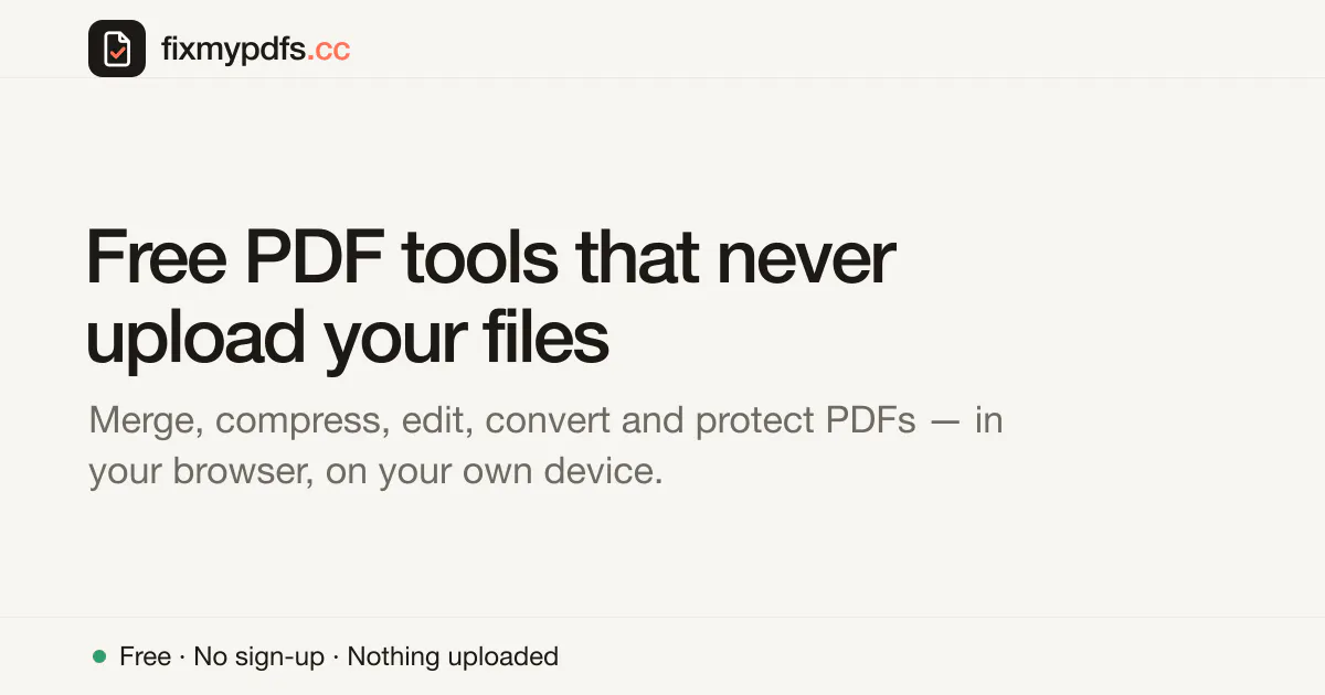 FixMyPDFs gallery image
