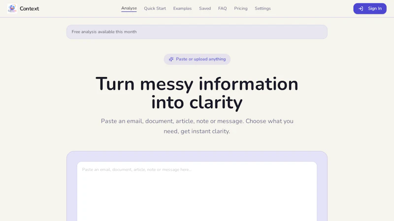 Context – Read Between the Lines screenshot 2