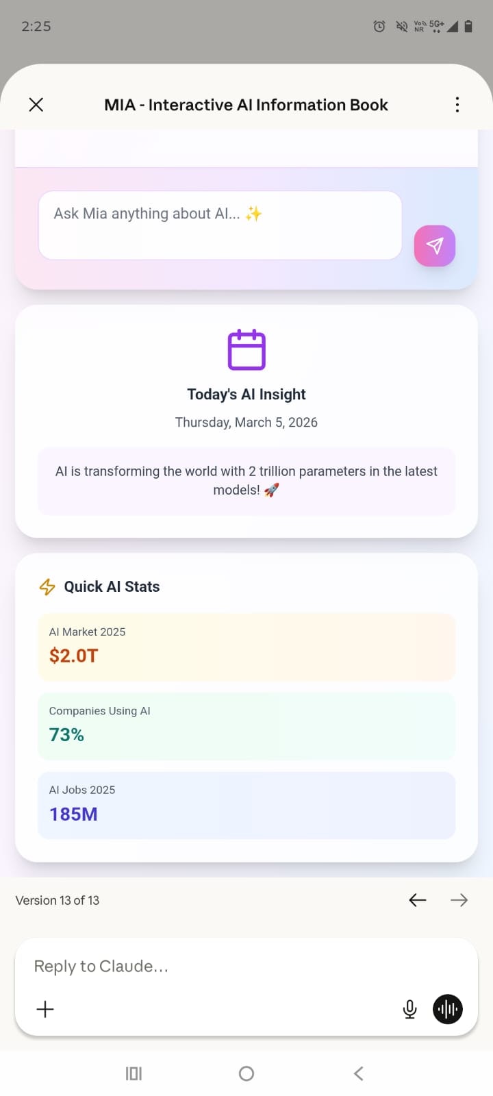 MIA - Screenshot 3 showing product features and functionality