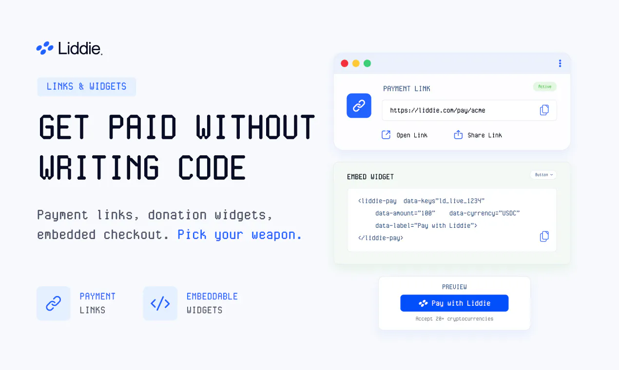 Liddie - Crypto Payments gallery image