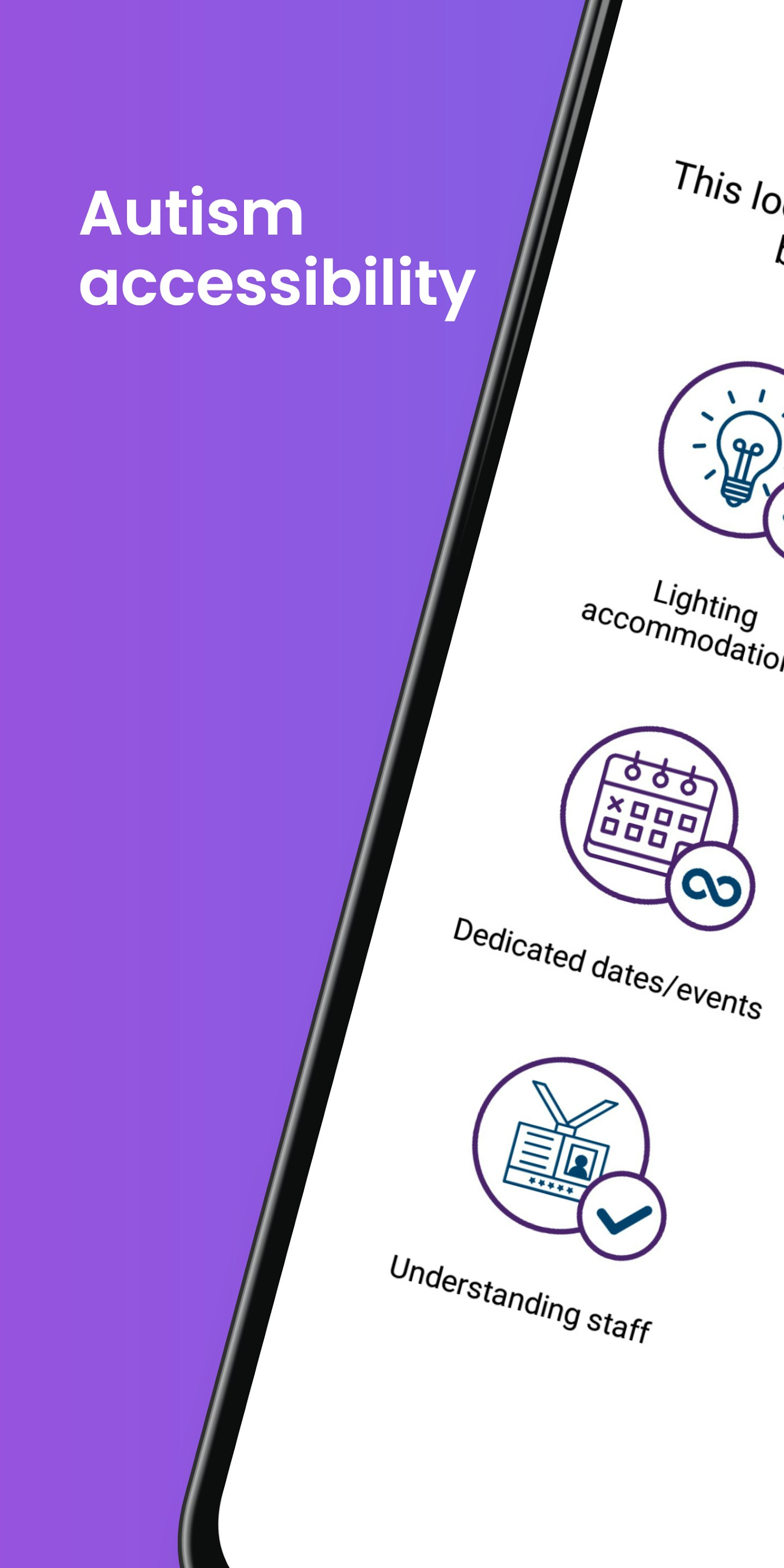 Mídia 3 de NeuroHub - Encontre a acessibilidade do autismo da taxa
