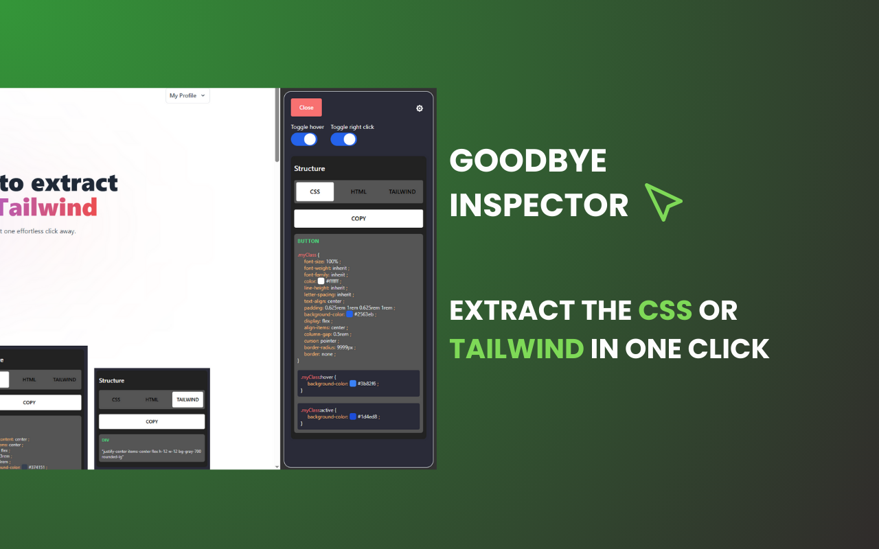 Buscador de CSS - La forma más fácil de extraer y copiar CSS/Viento de cola media 2