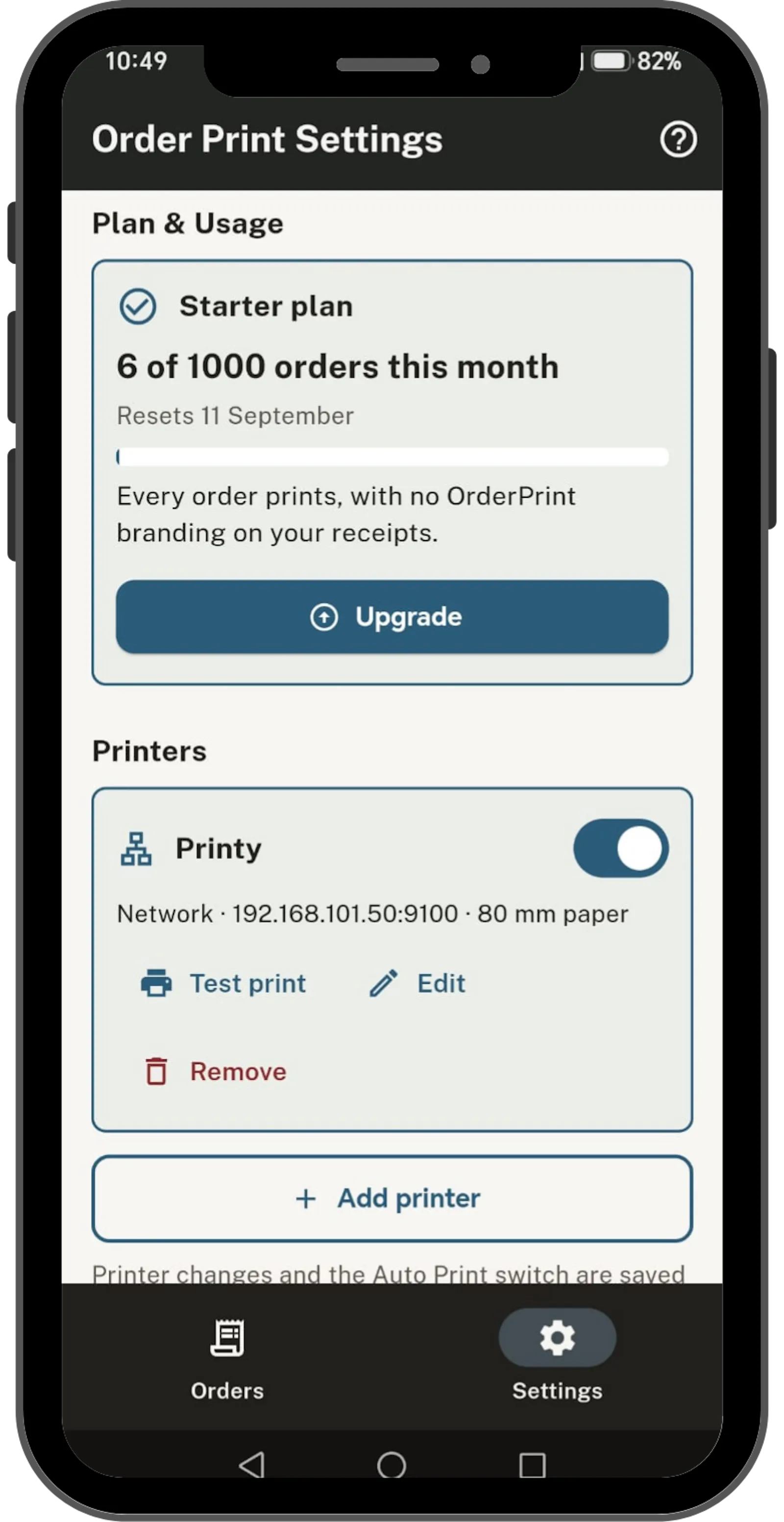 OrderPrint screenshot 3