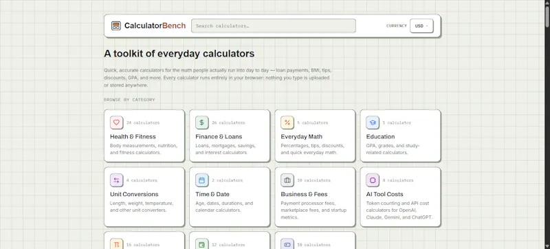 CalculatorBench screenshot 3