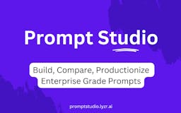 Prompt Studio by Lyzr.ai media 1
