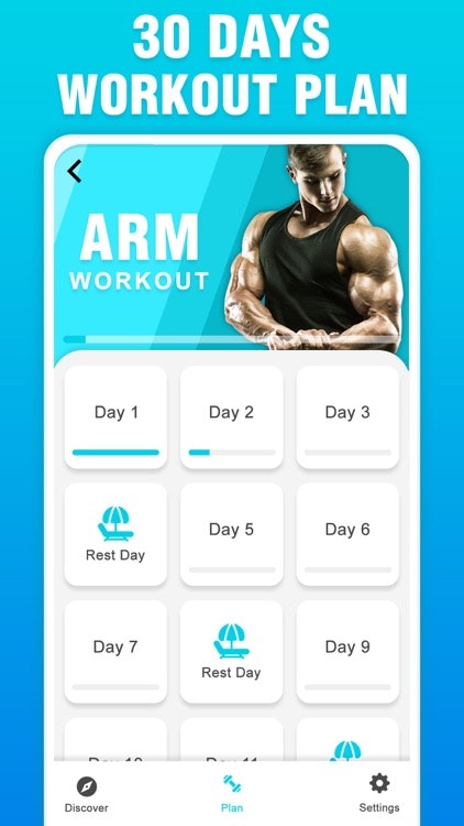 Arm Workouts - Strong Biceps at Home gallery image
