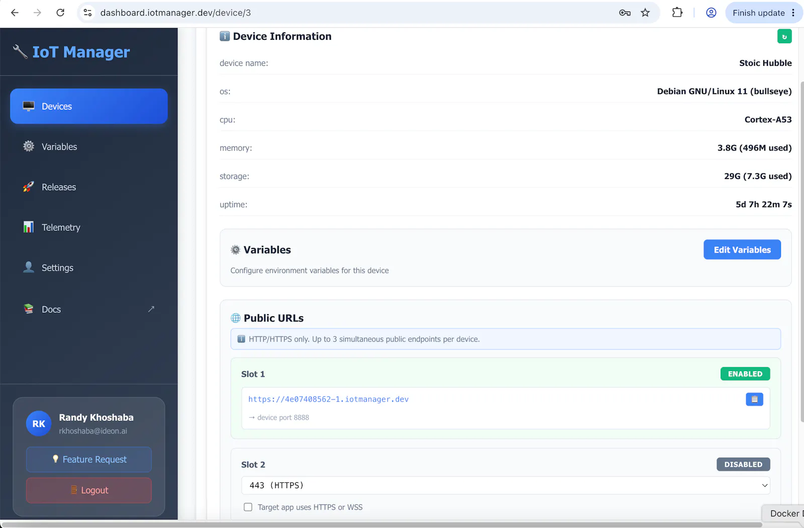 IOTManager screenshot 3