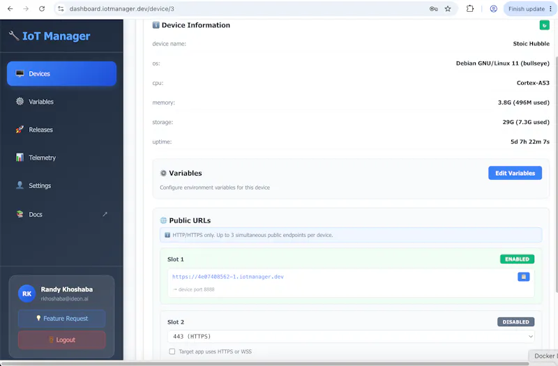 IOTManager screenshot 3