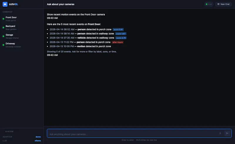 cctvQL screenshot 3