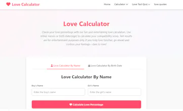 Love Calculator gallery image