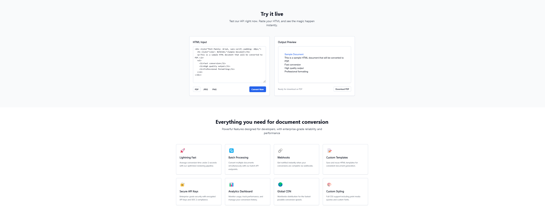 Docpilot - 당신의 HTML.우리 API.완벽한 PDF. 미디어 3