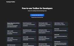 Developer Toolbox media 1