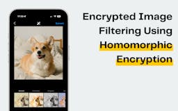 Encrypted Image Filtering App media 1