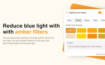 NightScreen Mode gallery image