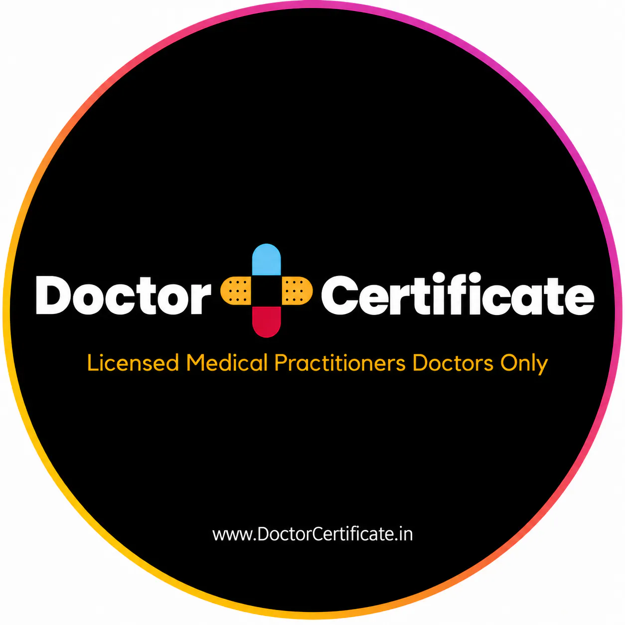 Doctor Certificate Online 專案橫幅